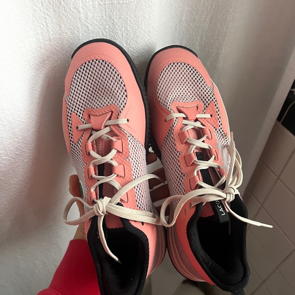 Lacoste Pink Tennis Or Pickleball Shoes nearly new - Picture 12 of 12
